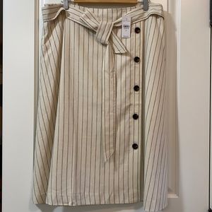 Ann Taylor a-line midi skirt